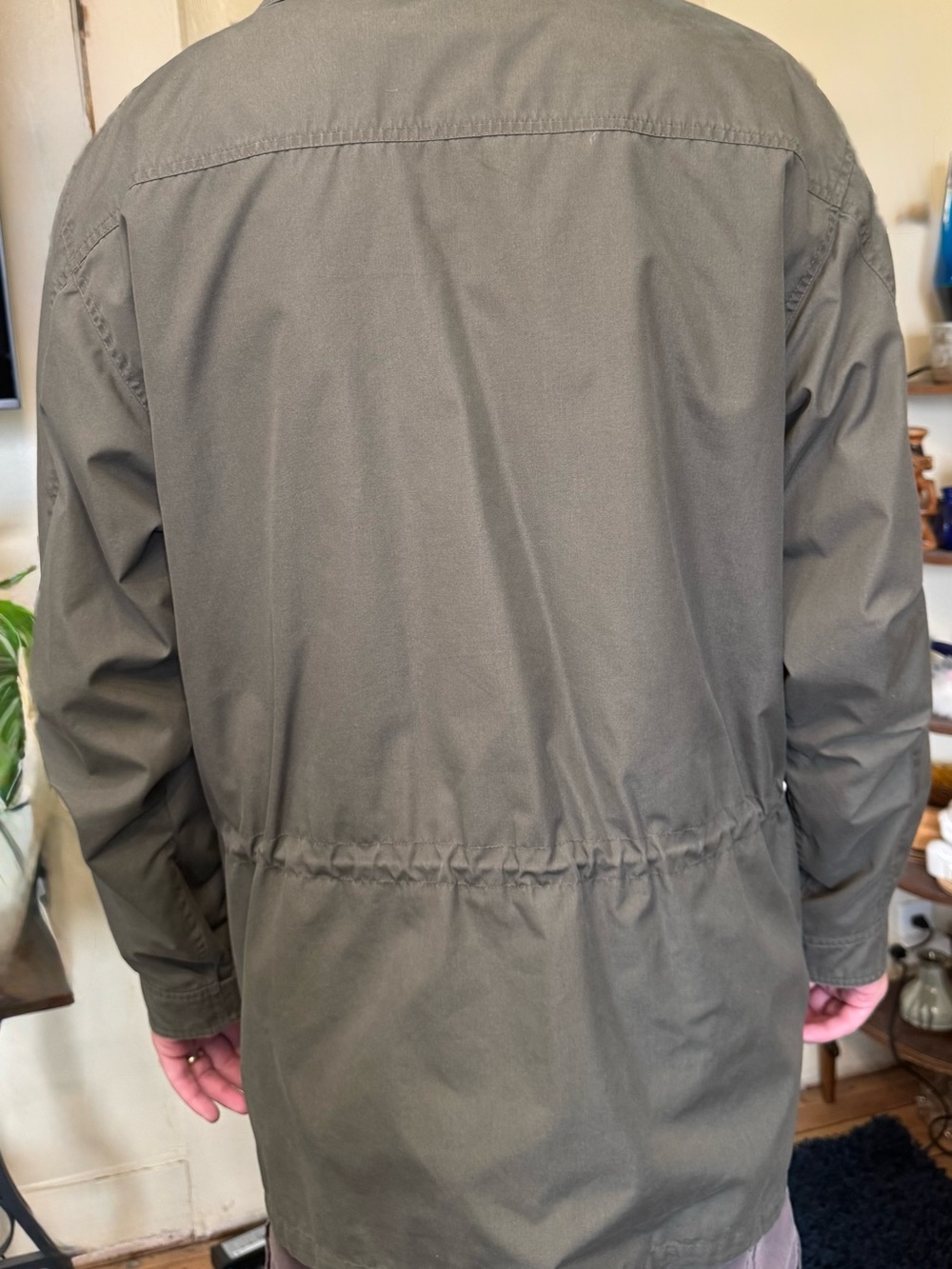 Eddie Bauer Wool Lined Mountain Parka Men’s L Olive Vintage Field Jacket - Picture 5 of 10